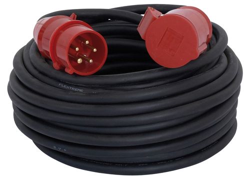 Power cable RED 5-16A 5x2,5 mm²