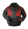 NORWAY two-coloured pilot-jacket LEVANGER black-red