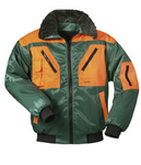 NORWAY two-coloured pilot-jacket ROTDORN green-orange