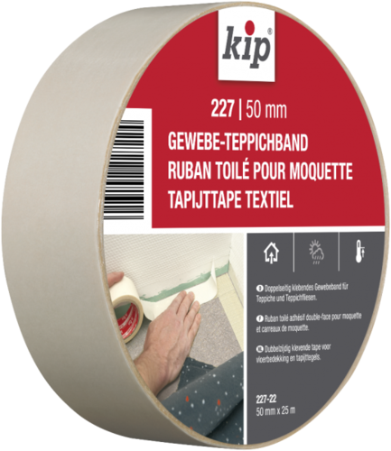 KIP 227 Fabric carpet tape PREMIUM PLUS