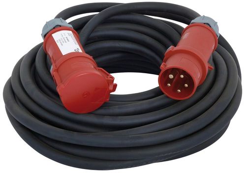 Power cable RED 5-32 A 5x6 mm²- 25 m