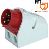 Panel mounted housing with plug CEE 5x 16A [PFT 20425200]