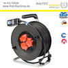 Cable drum with PRCD personal protection plug